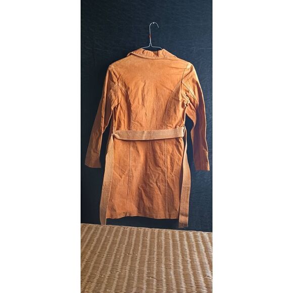 Vintage Women's size medium suede leather Jennyfer.J jacket nwt - Picture 4 of 5